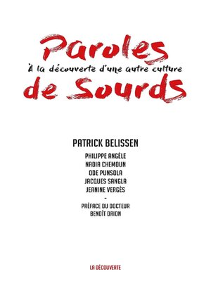 cover image of Paroles de Sourds